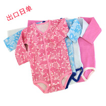 Foreign trade export tail single Baby long sleeve triangle ha clothes shirt pajamas autumn and winter warm men and women baby jumpsuits