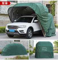Carport Parking shed Semi-automatic mobile carport Telescopic hydraulic folding garage Simple outdoor carport Car tent