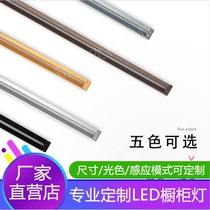 LED laminate light with embedded wardrobe light Cabinet light bar 45 degree oblique luminous cabinet wine cabinet shoe cabinet partition light