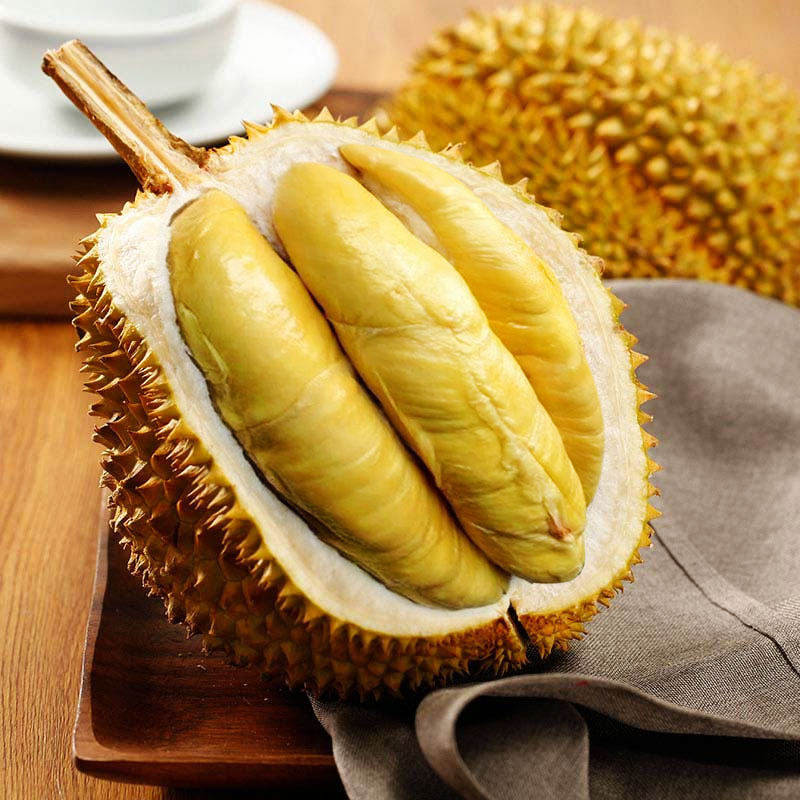 【喵鲜生】泰国金枕头新鲜大榴莲 7-8斤 约1-2个