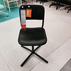 IKEA purchasing Smilen swivel chair black office study chair computer chair adjustable height office chair