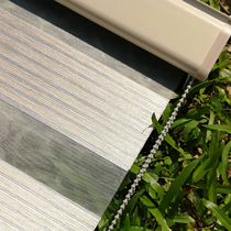 Burlap soft yarn curtain Roller curtain Double-layer shading Bedroom Bathroom Bathroom Office punch-free waterproof oil