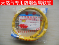 Metal explosion-proof gas pipe Gas pipe Natural gas pipe Liquefied gas pipe Water heater gas stove household corrugated hose