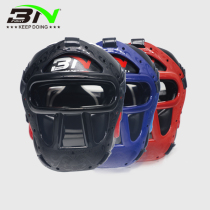 BN boxing helmet fully enclosed Sanda Muay Thai mask head protection children full protection fighting male fighting protective gear