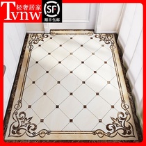TVNW entry door mat new European style short velvet doormat home entrance mat living room entrance hall carpet