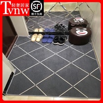 TVNW floor mat simple modern style home entrance door mat living room non-slip absorbent foot mat bedroom carpet