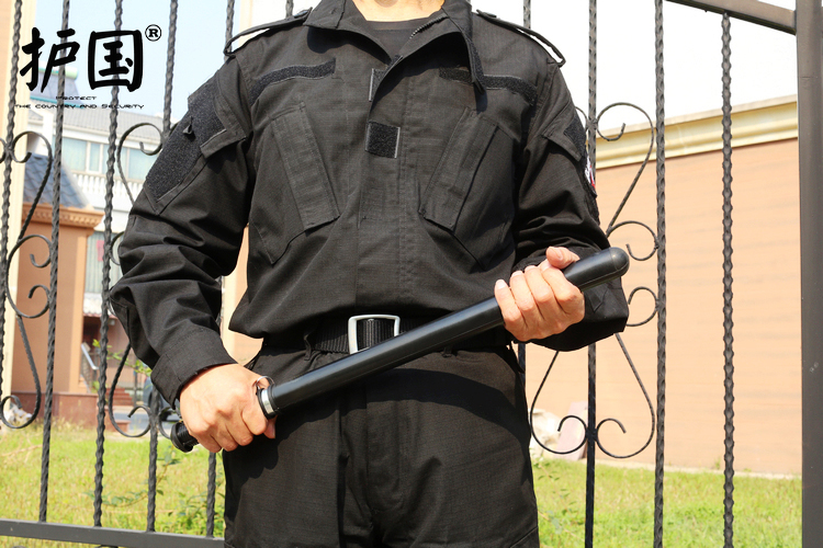安保防爆橡胶棍校园执勤棍棒防身棍橡皮棍保安巡逻棍棒pc棍棍子_双氙