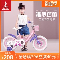 Phoenix childrens bicycle girl baby bicycle 2-3-6-8-10 year old child middle child Princess bicycle