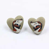 Bag buckle features children Button Button Button Button DIY sweater button cute puppy heart pair