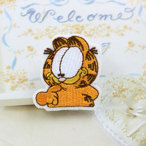 Fashion New Pint Cartoon Embroidered Buzz DIY Clothes Trim Down Clothing Patch Cute Gaffi Cat