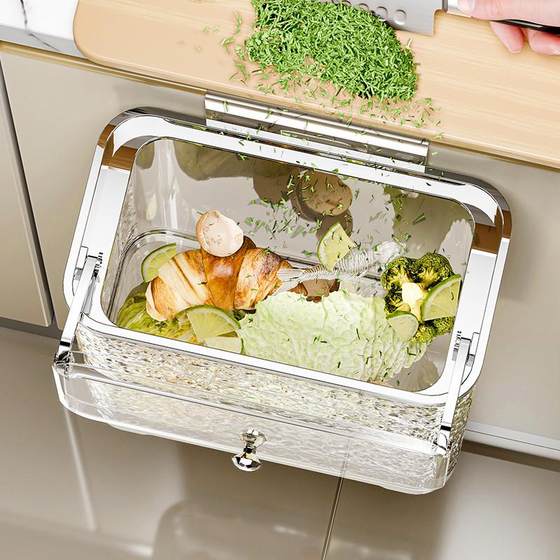 Kitchen trash can wall-mounted household new model with lid large capacity bathroom trash can cabinet door kitchen waste classification storage barrel
Kitchen trash can wall-mounted household new model with lid large capacity bathroom trash can cabinet door kitchen waste classification storage barrel