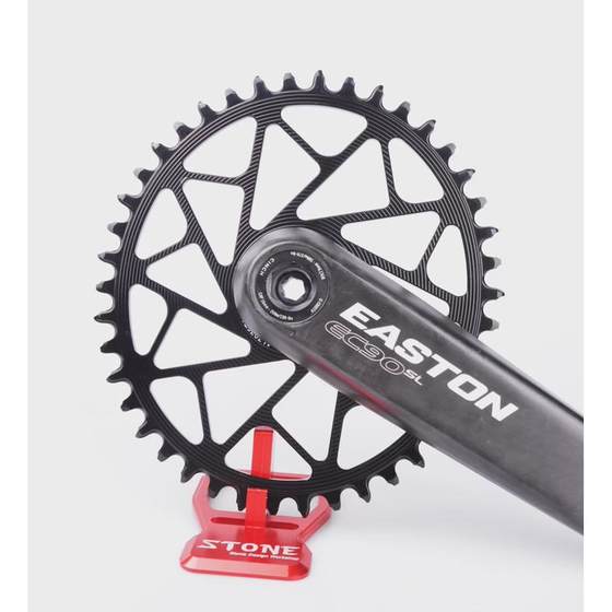 Stone Easton EC90SL 긍정적 및 부정적인 치아와 직접 장착 된 타원형 싱글 디스크 오프로드 고속도로 자갈 1x Stone Easton EC90SL 긍정적 및 부정적인 치아와 직접 장착 된 타원형 싱글 디스크 오프로드 고속도로 자갈 1x