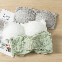 No shoulder strap anti-slip wrap chest underwear female summer rub chest anti-walk light hit bottom inner lap harness bra beauty back net red explosive