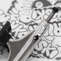 Imported Indy skateboard bracket double empty titanium alloy signature cooperation independent primary color skateboard Bridge