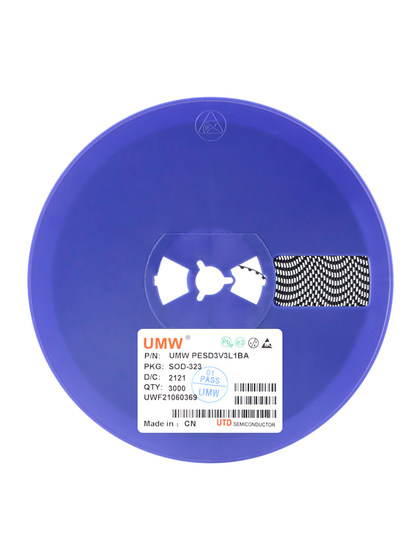 오리지널 정통 UMW PESD3V3L1BA SOD-323 3.3V ESD 안티 정적 다이오드 보호 칩 오리지널 정통 UMW PESD3V3L1BA SOD-323 3.3V ESD 안티 정적 다이오드 보호 칩