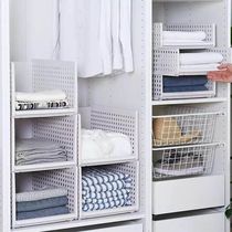 Bedroom wardrobe containing box drawer-type clothes containing frame closet containing stratified set of plastic toy finishing box