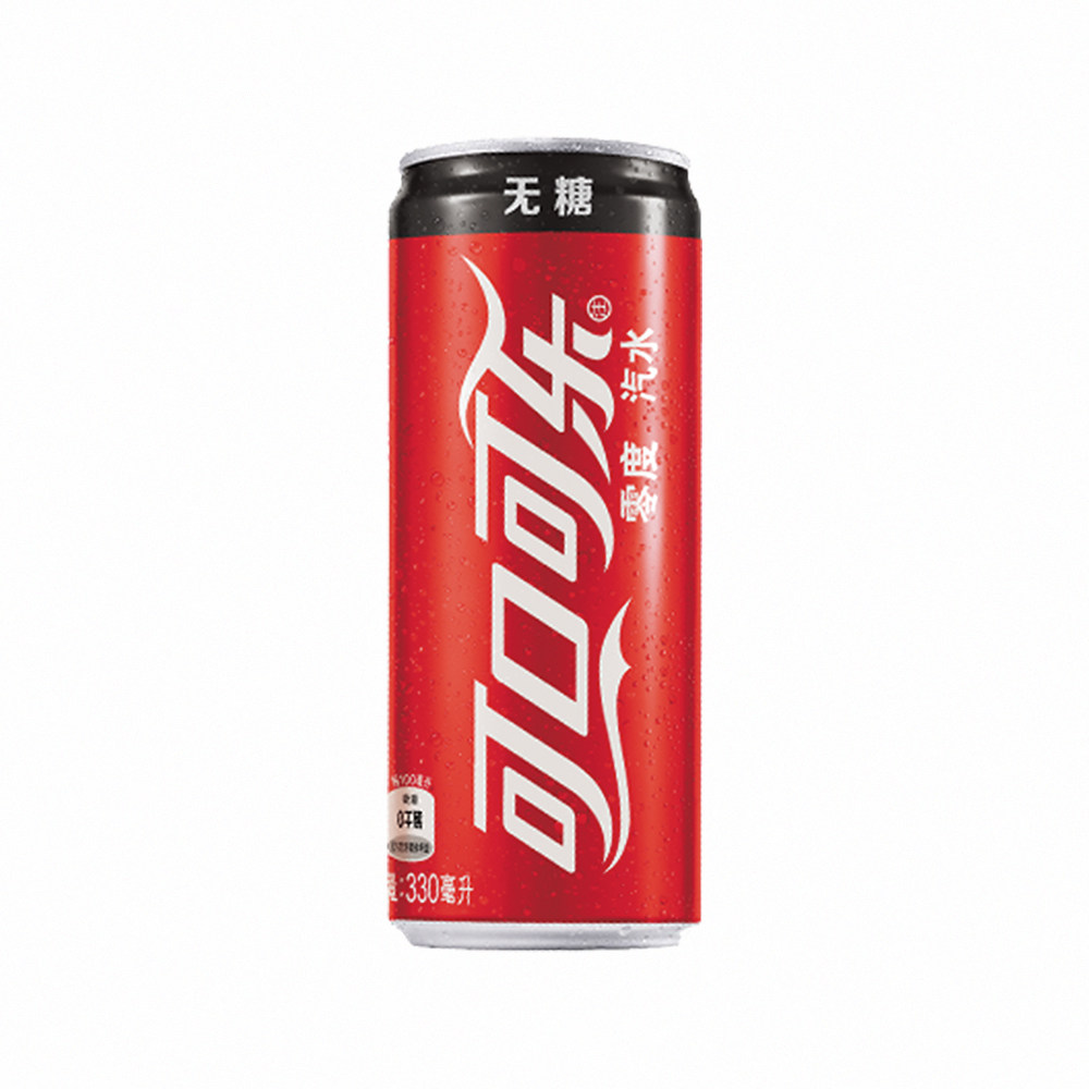 可口可乐摩登罐零糖可乐雪碧330ml24灌
