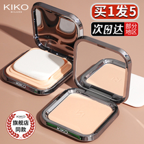 KiKO Pink Cake Control Oil Constant flawless dry and wet two water Lotus Lotus Bulk Powder pink Cosmetic Powder Bright Face