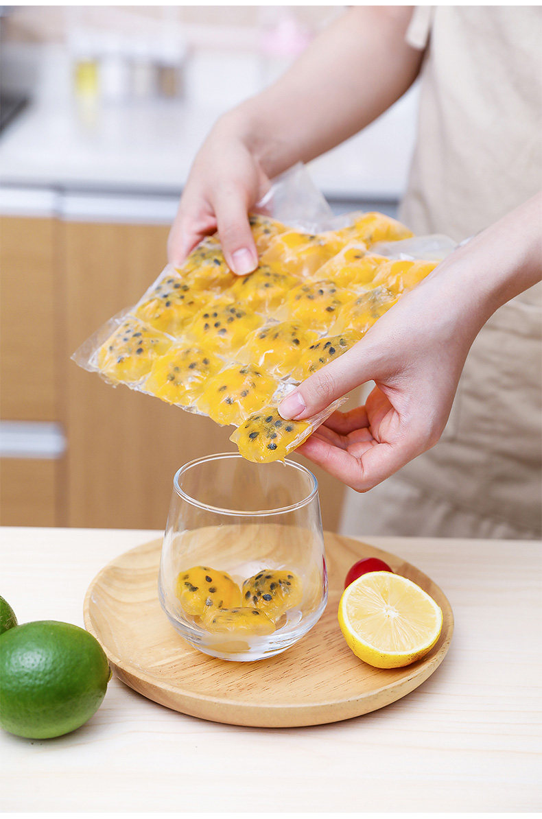 fasola一次性冰袋自封口制冰袋子冰格食用冻百香果神器冰块模具器