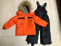 Childrens ski suit export Canada outdoor ski clothing windproof waterproof thick warm cold resistance minus 30