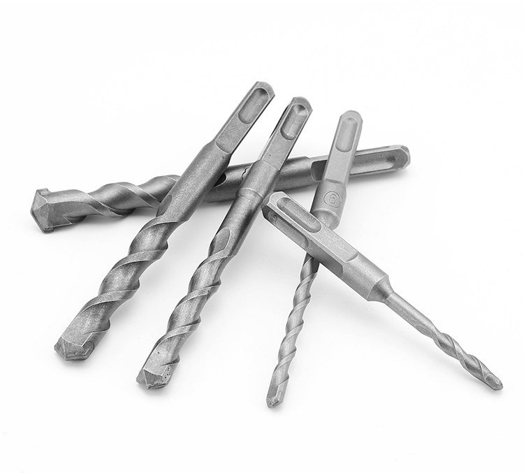 电锤冲击钻头圆柄方柄冲击钻四坑合金钢打孔加长混凝土穿墙电钻头