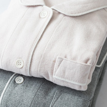 Export to Japan Japanese thick Ladies Home clothing cotton autumn and winter cotton flannel long sleeve polished pajamas
