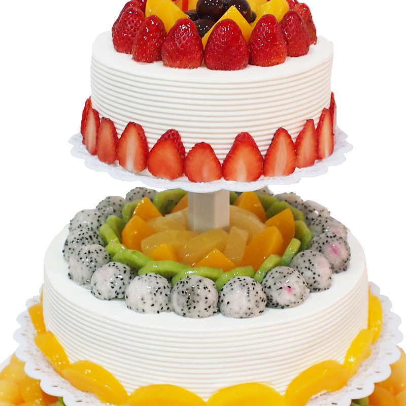 3层蛋糕三层生日蛋糕公司开业长辈贺寿蛋糕扬州南昌贵阳全国配送