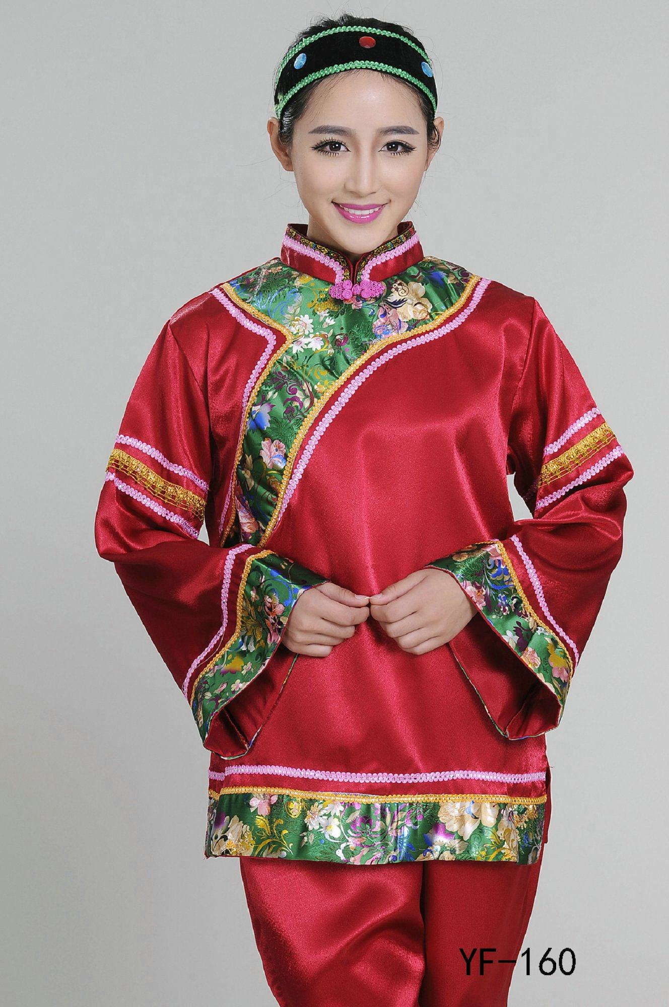 老太太演出服媒婆表演服开心阿奶丑婆婆舞台演出服老