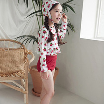 Childrens swimsuit girl New Princess lace dress child split body sling baby beach holiday swimsuit soak hot spring