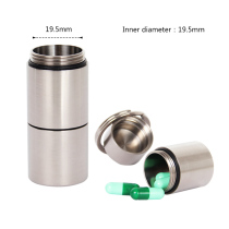 Boutique combined metal storage bottle independent grid multi-function sealed tobacco can waterproof portable ashtray