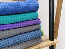 Yoga towel silicone super large particles foreign trade non-slip sweat-absorbing yoga mat towel yoga blanket