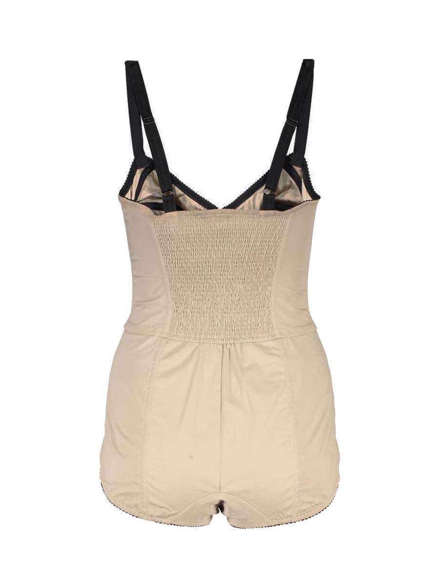 dolce&gabbana 裸色印花吊带连体裤