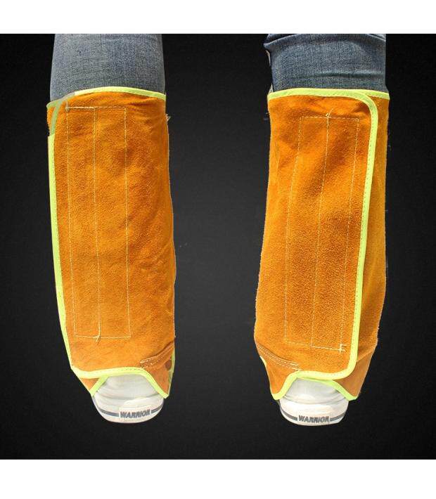 焊工防护装备电焊护腿劳保加厚脚罩电焊工腿部2018护脚套脚盖高帮