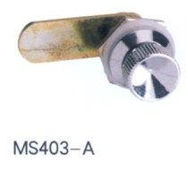 MS403-A knob lock Zinc alloy lock body Galvanized steel steel bolt press and rotate 90°to open the door
