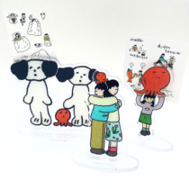 Pomegranate zakuro|Hold a small dog octopus series of note clips for label desktop debris decoration