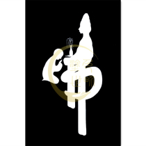 Buddha statue painting gold painting painting gold cloth surface coloring painting line drawing (Coloring World)