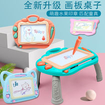 Oversized childrens drawing board magnetic writing board color infant 1-3 year old toy home baby graffiti board