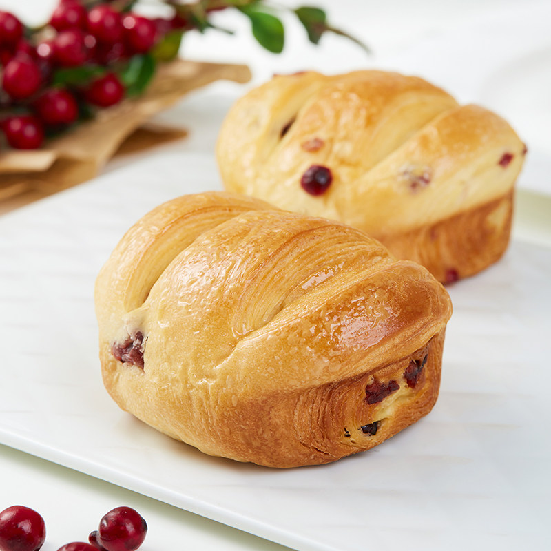 天猫【友梦】手撕蔓越莓提子果肉小面包2斤装