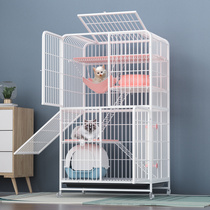 Cat Cage Villa Home Large Free Space With Toilet Cat House Small Double Floor Deluxe Cat House Cat Nest