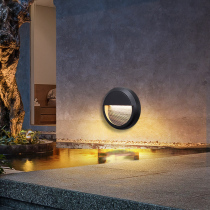 Generalized Outdoor ground floor lamp led Ming Square Round Step Light Villa Aisle Hallway Wall Corner lamp Step light