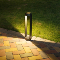 Outdoor Waterproof Grass Terrace Light Park Meadow Light District Aisle Garden Light Bifacial Contact Electric Door Shaped Lamp Courtyard Straw Lamp