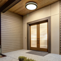 Waterproof ceiling lamp moisture-proof LED modern balcony lamp courtyard villa corridor corridor circular wall lamp outdoor wall lamp