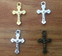 Boutique double-sided Jesus Little Cross DIY accessories Rosary bracelet Rosary accessories Inside the main gift jewelry