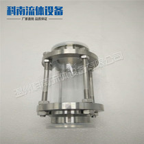 Conan Fluid Equipment recommends 304 material 316L food grade pipeline observation port for the silhouette fast pasting mirror spot