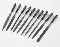 Small filing knife suit steel filing alloy plastic Shinkin fine tooth imported flat file semi-circle filing triangular filing flat filing knife