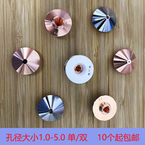 Fiber laser cutting machine nozzle copper mouth 1 5 single layer double layer Jiaqing Wansun Hongshan accessory cut mouth