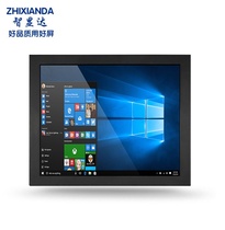15 inch 1024*768 all metal industrial monitor supports HDMI VGA AV BNC input optional touch