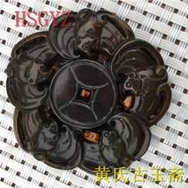 Gao ancient jade imitate the Qin Dynasty Jade five blessings to the Fu in front of the old jade antiques old jade antiques old Jade old objects