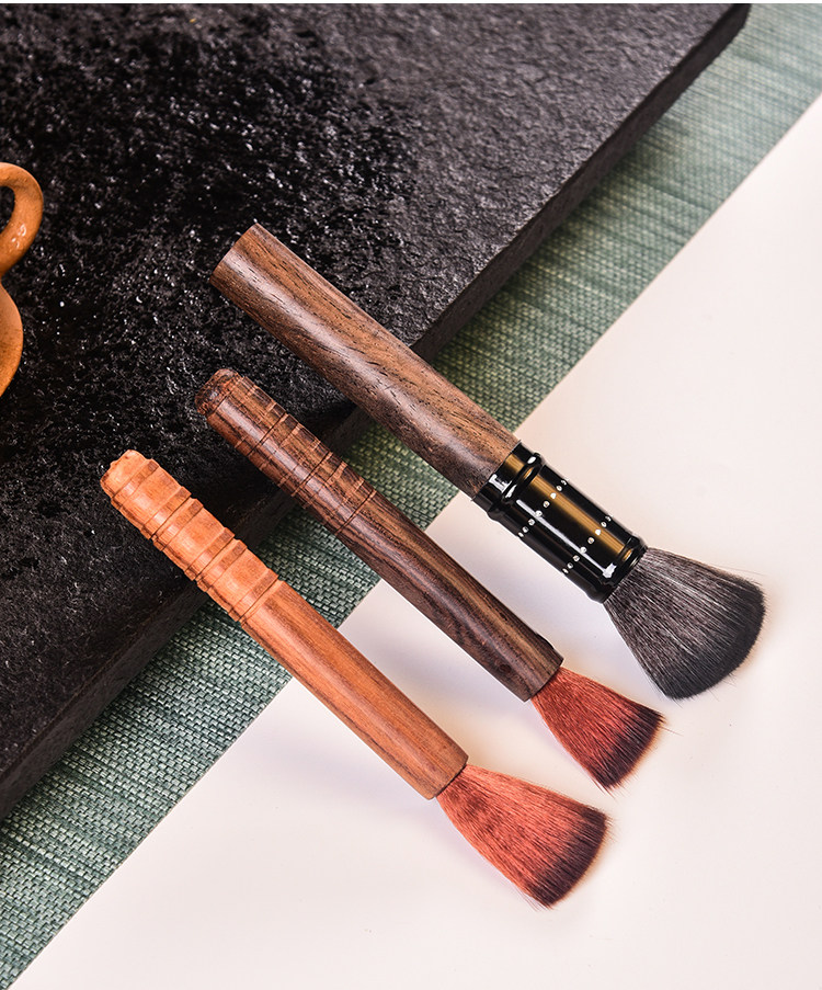 茶刷养壶笔功夫茶具毛刷笔刷茶扫茶笔不掉毛花梨木茶盘刷茶具零配