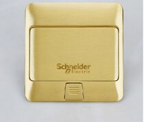 Schneider pop-up pop-up (with damping) all copper waterproof five-hole ground socket